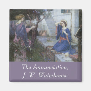 The Annunciation by John William Waterhouse Magnet