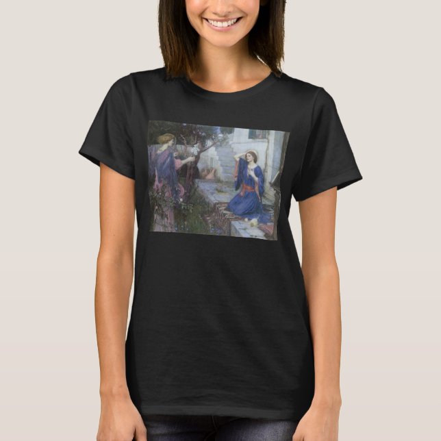 The Annunciation by John William Waterhouse T-Shirt (Front)