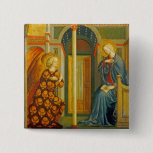 The Annunciation, c. 1423-24 15 Cm Square Badge
