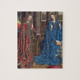 The Annunciation, c. 1434- 36 (oil on canvas) Jigsaw Puzzle
