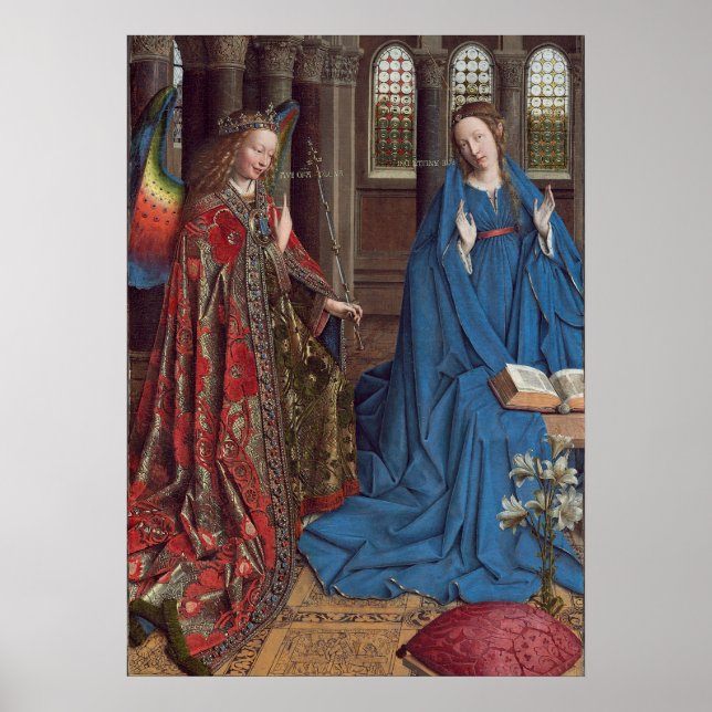 The Annunciation, c. 1434- 36 (oil on canvas) Poster (Front)