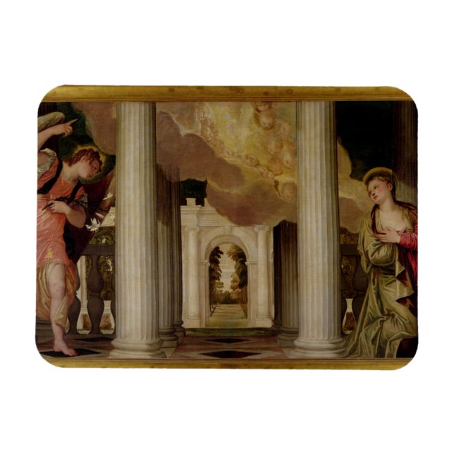 The Annunciation, c.1551-53 (oil on canvas) Magnet (Horizontal)