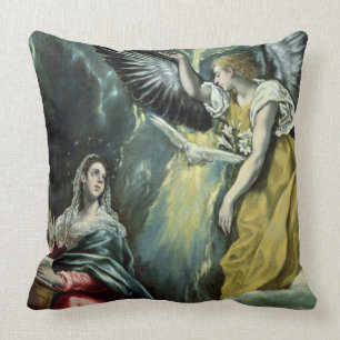 The Annunciation, c.1575 (oil on canvas) Cushion