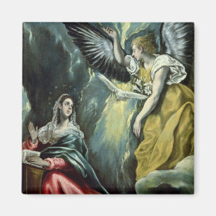 The Annunciation, c.1575 (oil on canvas) Magnet
