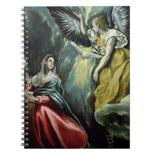The Annunciation, c.1575 (oil on canvas) Notebook