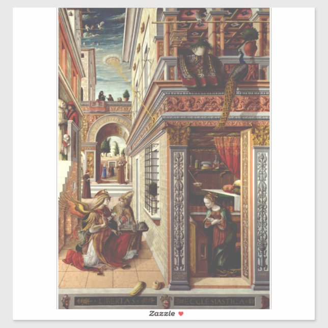 The Annunciation Carlo Crivelli Renaissance Art (Sheet)