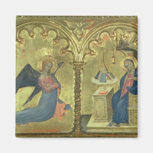 The Annunciation, detail from a polytych depicting Magnet