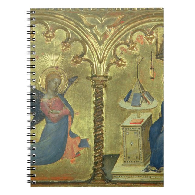 The Annunciation, detail from a polytych depicting Notebook (Front)