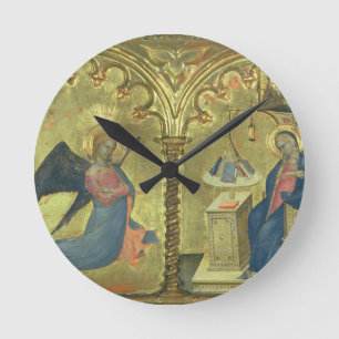 The Annunciation, detail from a polytych depicting Round Clock