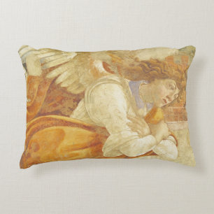 The Annunciation, detail of the Archangel Decorative Cushion