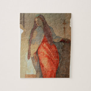 The Annunciation, detail of the Virgin, c.1527 (fr Jigsaw Puzzle