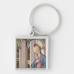 The Annunciation, detail of the Virgin Mary Key Ring