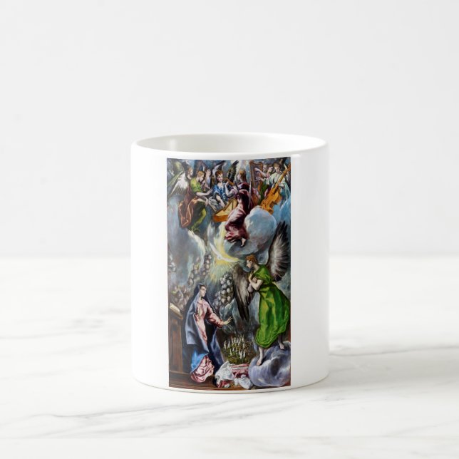 The Annunciation, El Greco Coffee Mug (Center)