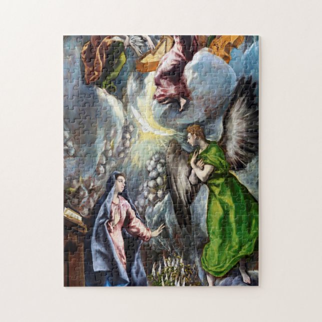 The Annunciation, El Greco Jigsaw Puzzle (Vertical)
