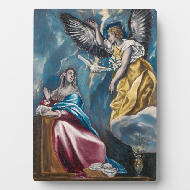 The Annunciation | El Greco | Plaque (Front)