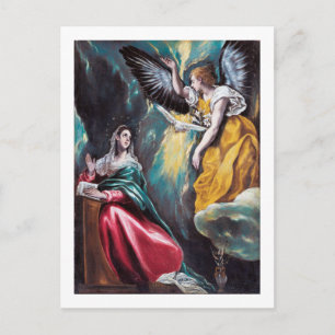 The Annunciation, El Greco Postcard