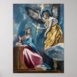 The Annunciation El Greco Poster