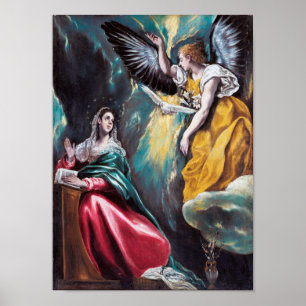 The Annunciation, El Greco Poster