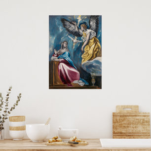 The Annunciation   El Greco   Poster
