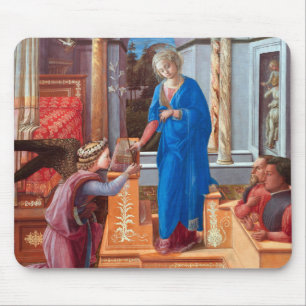 The Annunciation, Filippo Lippi, 1440 Mouse Pad