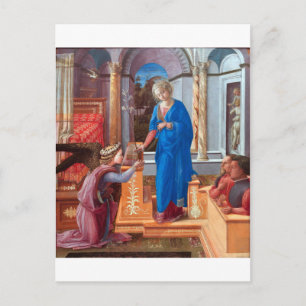 The Annunciation, Filippo Lippi, 1440 Postcard