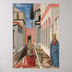 The Annunciation - Fra Carnevale Fine Art Poster