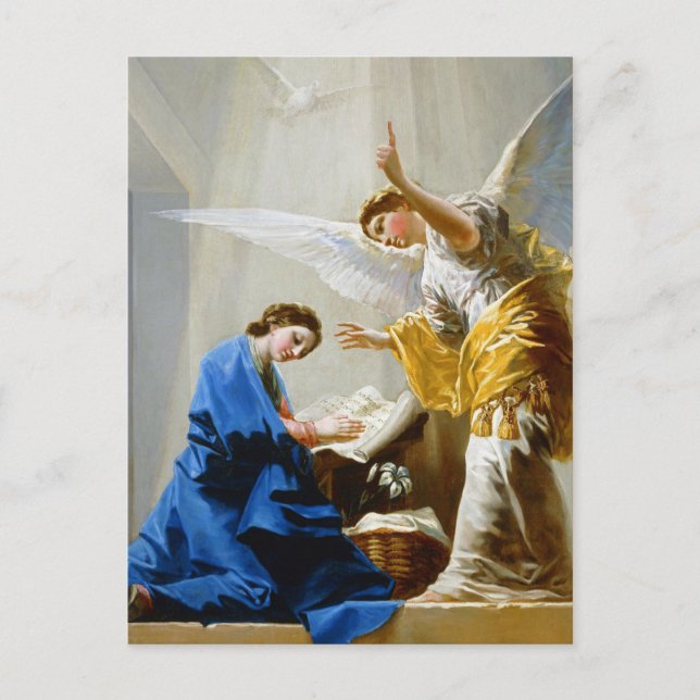 The Annunciation Francisco José de Goya fine art Postcard (Front)