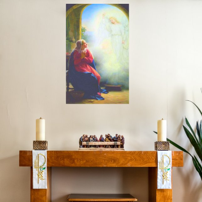 The Annunciation from The Chapel 1890  Poster (Creator Uploaded)
