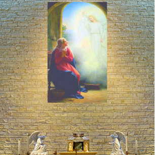 The Annunciation from The Chapel 1890 Poster