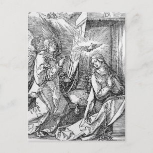 The Annunciation from the 'Small Passion' Postcard