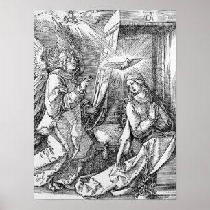 The Annunciation from the 'Small Passion' Poster