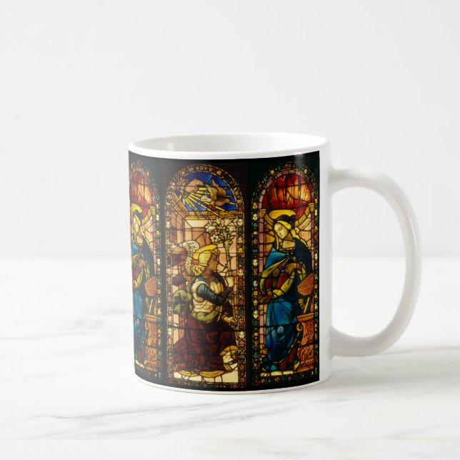The Annunciation In Multi-Colours Coffee Mug (Right)