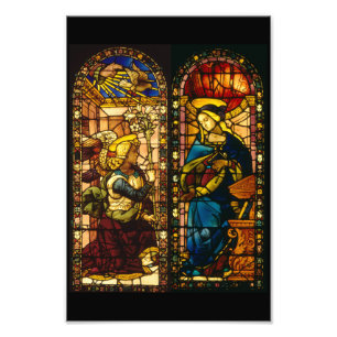 The Annunciation In Multi-Colours Photo Print