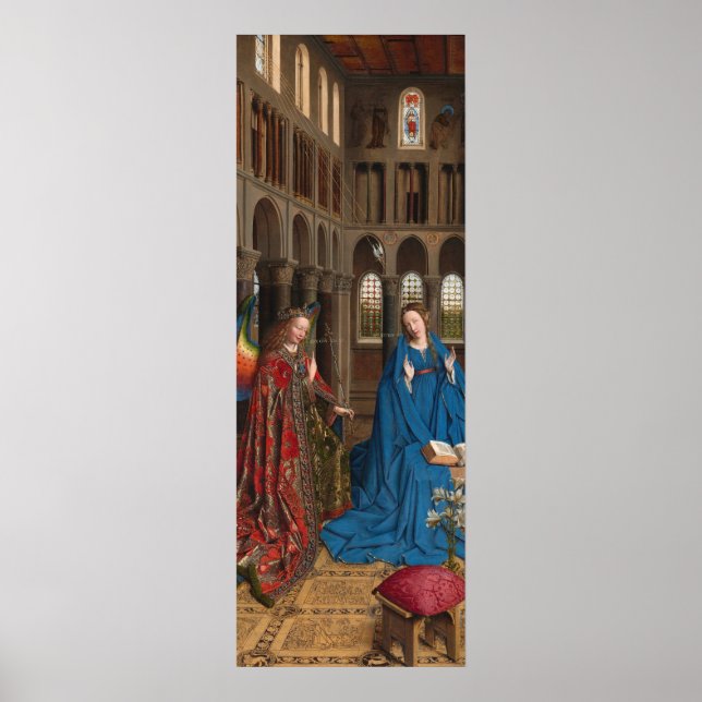 The Annunciation - Jan van Eyck Fine Art Poster (Front)