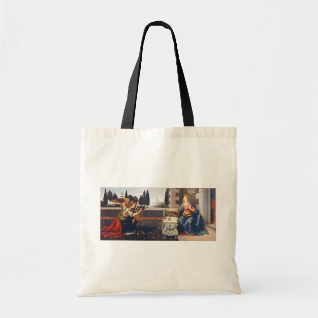 The Annunciation, Leonardo da Vinci, 1472–1473 Tote Bag (Front)