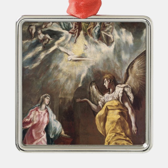 The Annunciation Metal Tree Decoration (Front)
