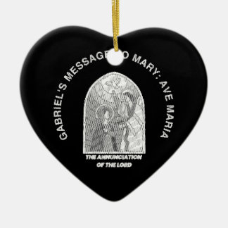 The Annunciation of the Lord Ceramic Ornament