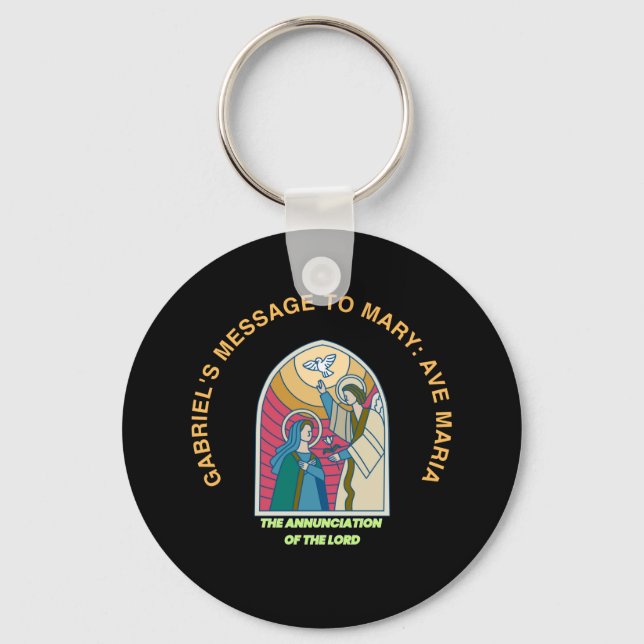 The Annunciation of the Lord Key Ring (Front)