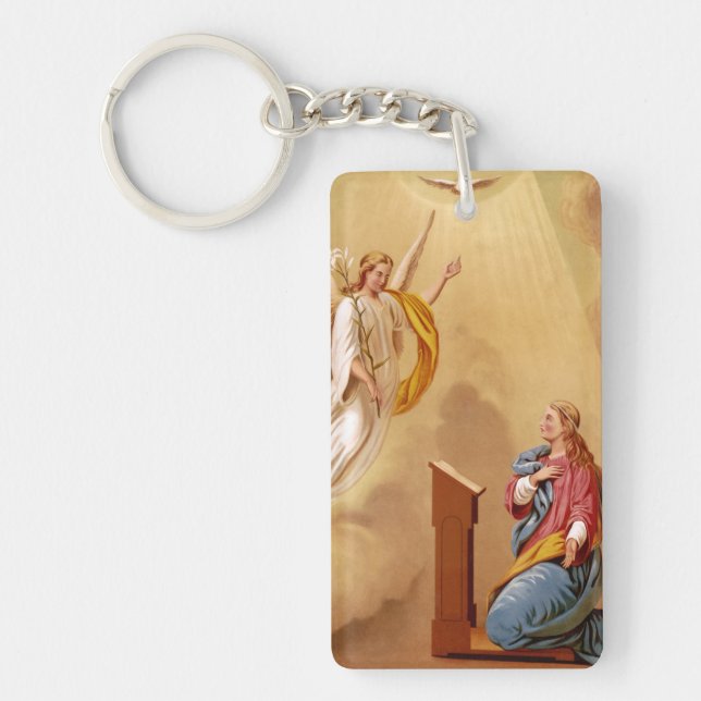The Annunciation of Virgin Mary Key Ring (Front)