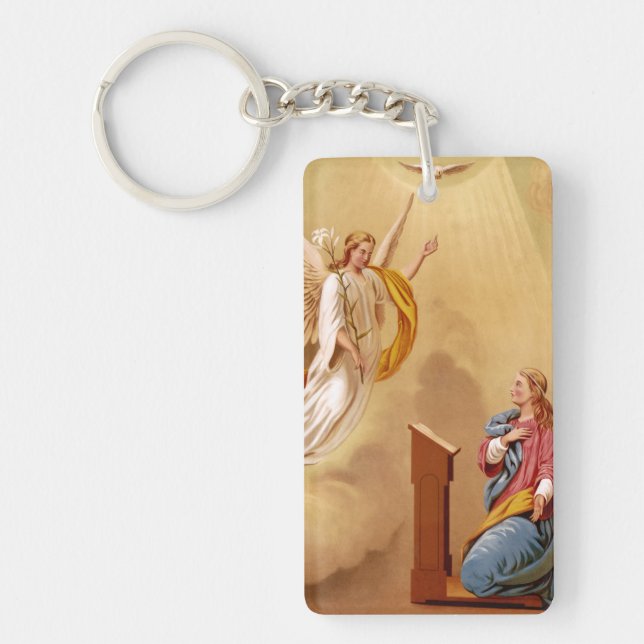 The Annunciation of Virgin Mary Key Ring (Front)