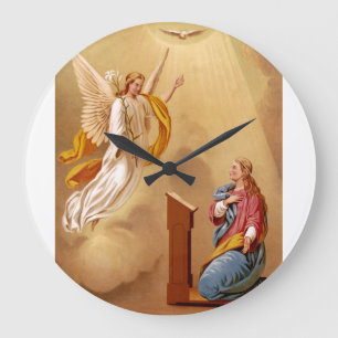 The Annunciation of Virgin Mary Large Clock