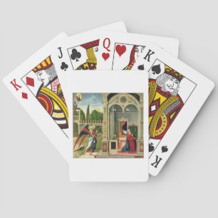 The Annunciation (oil on panel) 2 Playing Cards