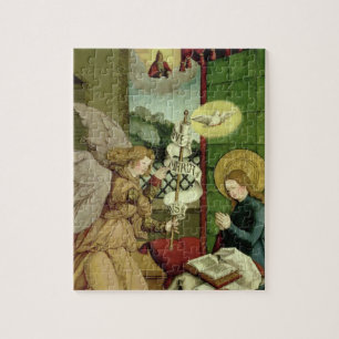 The Annunciation (oil on panel) Jigsaw Puzzle