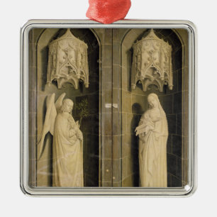 The Annunciation, outer panel from the Triptych Metal Ornament