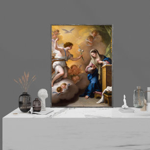 The Annunciation, Paolo de Matteis Poster