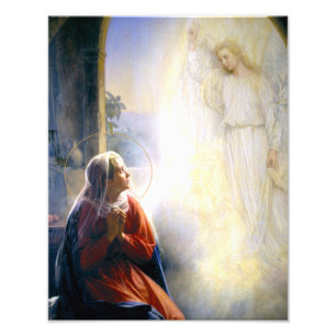 THE ANNUNCIATION. PHOTO PRINT