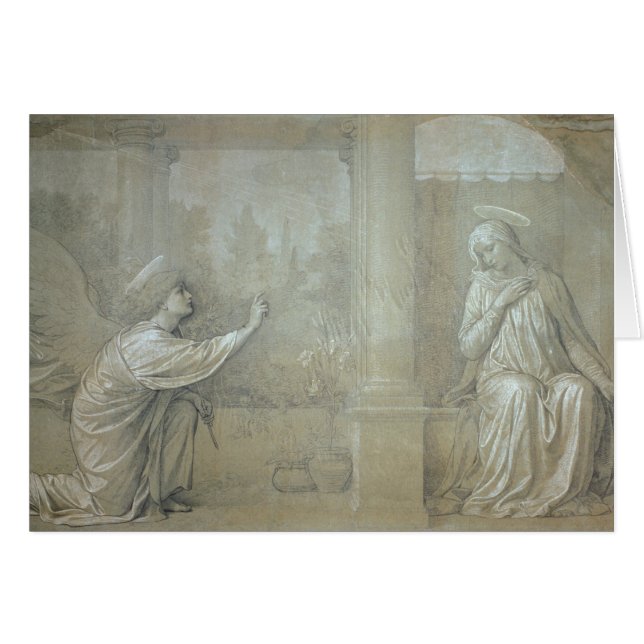 The Annunciation, preparatory cartoon for the Capp (Front Horizontal)