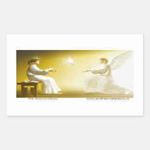 The Annunciation  Rectangular Sticker