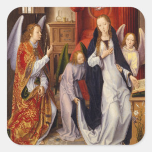The Annunciation Square Sticker