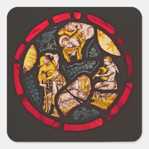 The Annunciation to the Shepherds Square Sticker